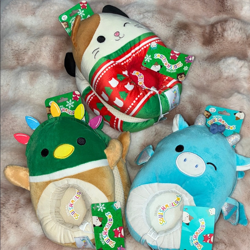 (1) Choice of Squishmallow kids slippers